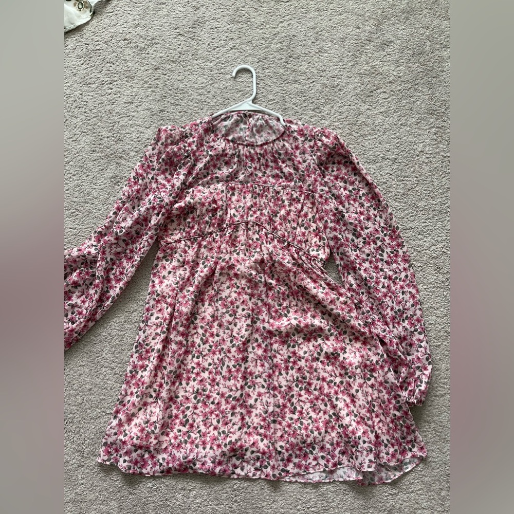 Pink Floral Dress